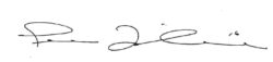 Trevor Linden signature